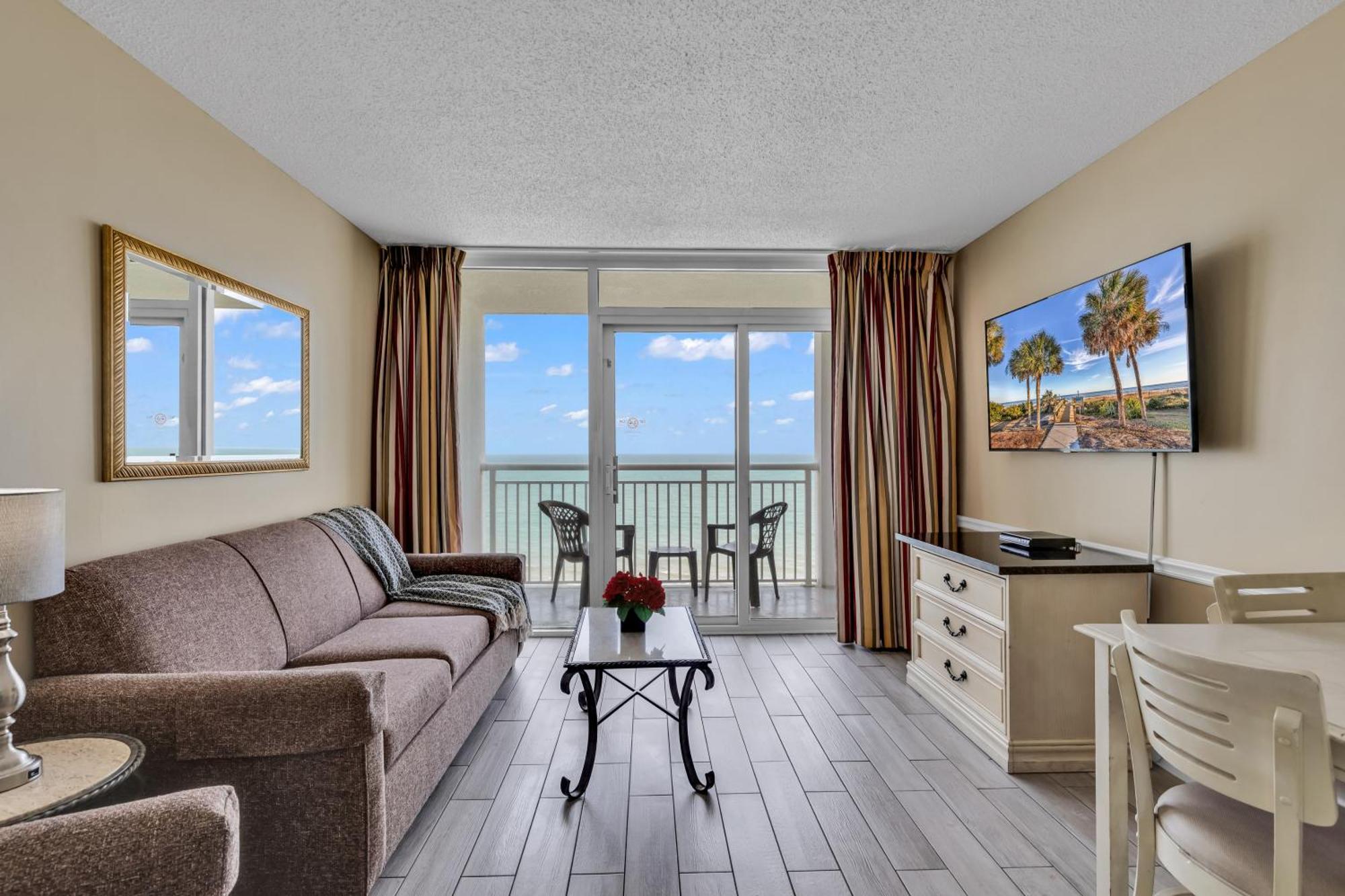 Oceanfront Condo Camelot By The Sea Миртл-Бич Экстерьер фото